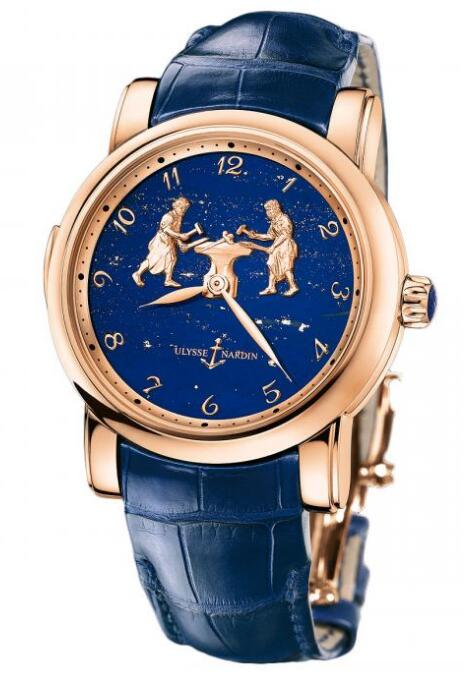 Review Best Ulysse Nardin Forgerons Minute Repeater Rose Gold 716-61/E3 watches sale
